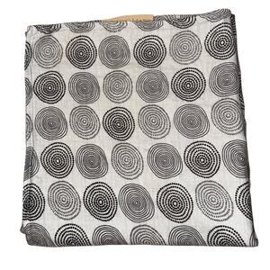 Bambino Land Bamboo Blend Swaddle Baby Blanket Boho 45"x50" Soft Muslin Neutral
